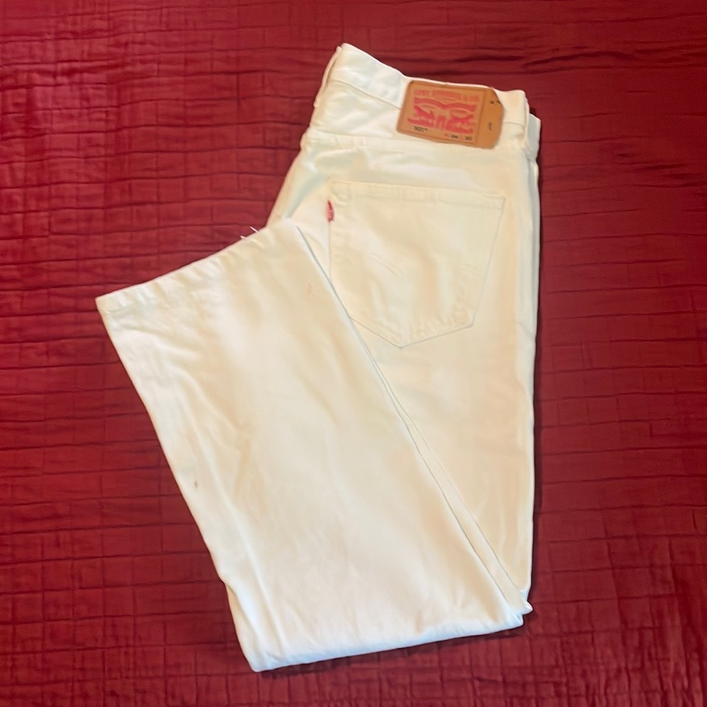 Levi Strauss White Denim